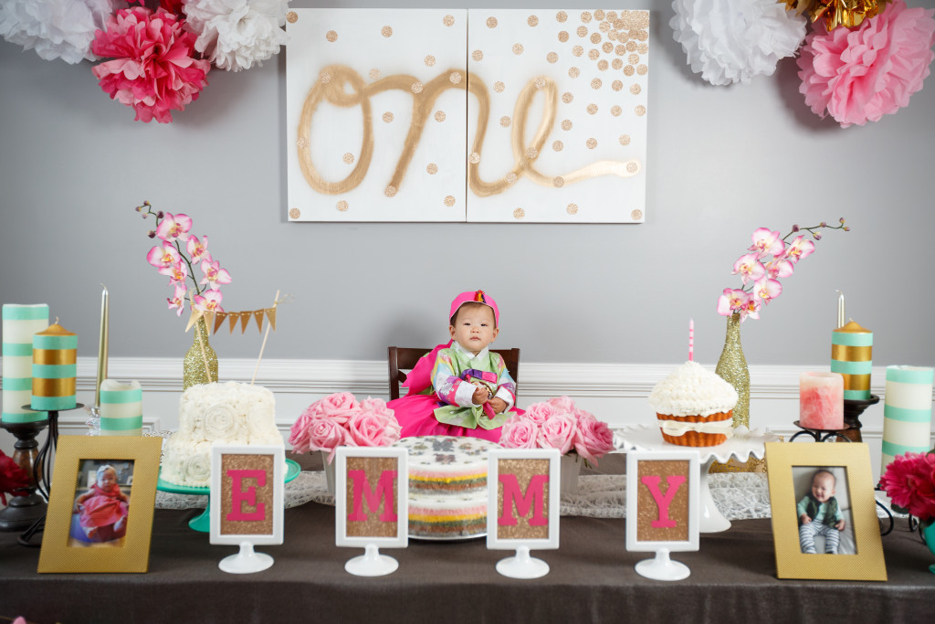 Best ideas about First Birthday Party Decorations
. Save or Pin Emmy s Dohl Korean 1st Birthday Party Love Your Abode Now.