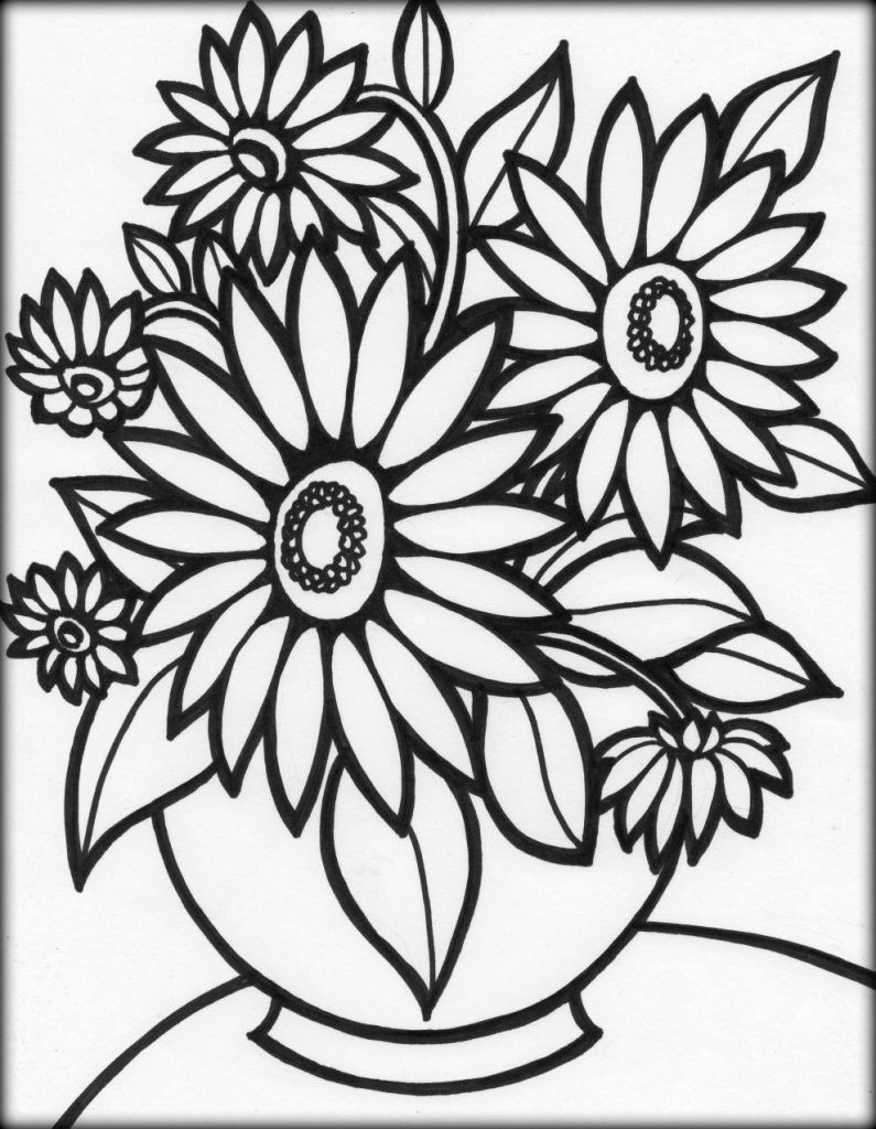 Best ideas about Flower Coloring Pages For Girls
. Save or Pin Adults Flowers Coloring Pages Printable Color Zini Now.