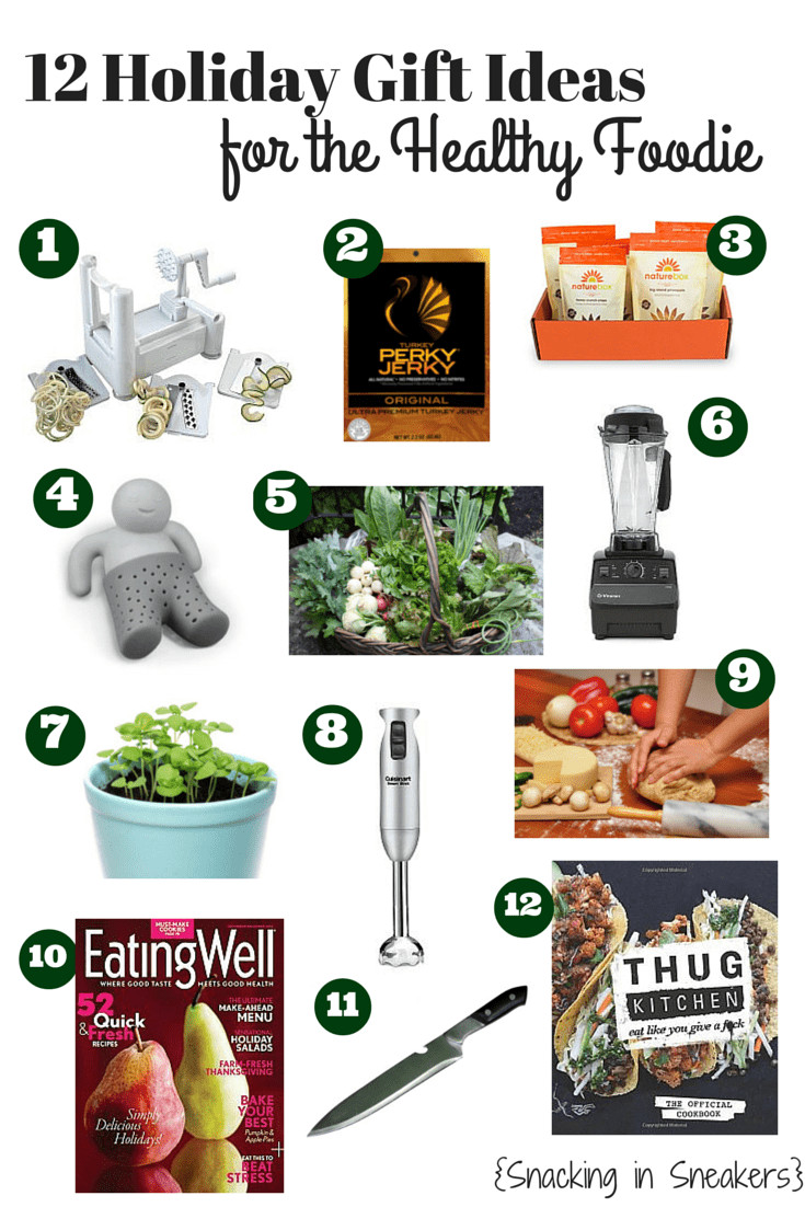 Best ideas about Foodie Gift Ideas
. Save or Pin 12 Healthy Gift Ideas for Foo s Snacking in Sneakers Now.