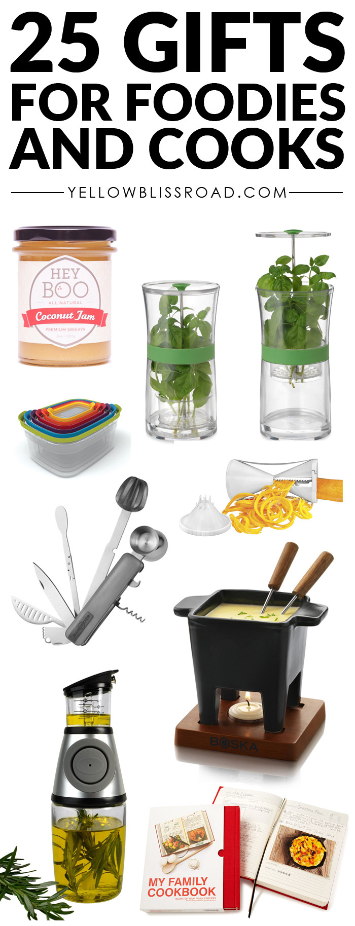 Best ideas about Foodie Gift Ideas
. Save or Pin 25 Gift Ideas for Foo s and Cooks to fit every bud Now.