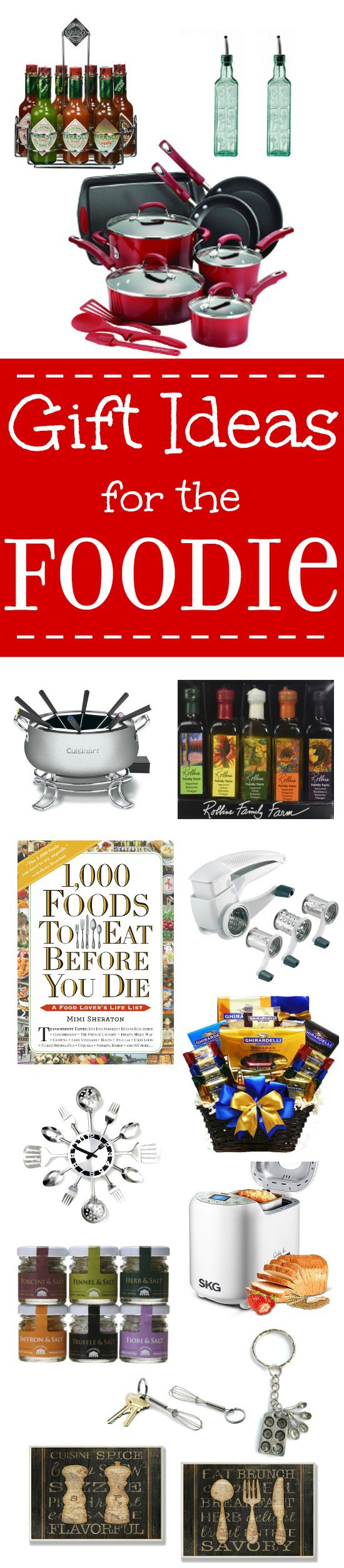Best ideas about Foodie Gift Ideas
. Save or Pin Foo Gift Ideas Now.