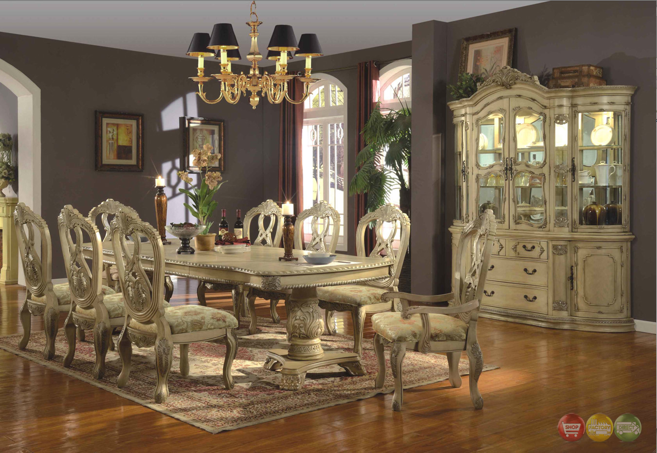 Best ideas about Formal Dining Rooms Furniture
. Save or Pin WhiteHall Formal Dining Double Pedestal Table Now.