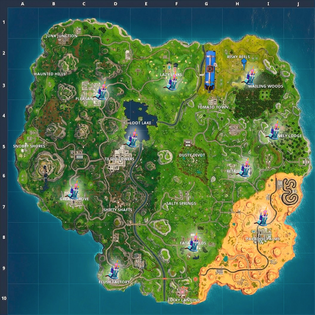 Best ideas about Fortnite Birthday Cake Location
. Save or Pin Birthday Cake Locations and Map Dance Challenge in Now.