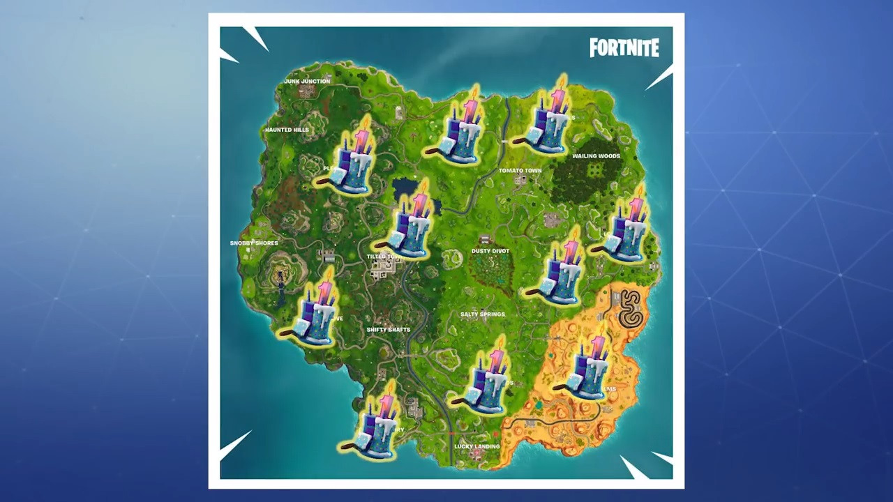 Best ideas about Fortnite Birthday Cake Location
. Save or Pin Fortnite Where to find all 10 battle royale birthday Now.