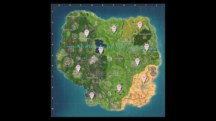 Best ideas about Fortnite Birthday Cake Location
. Save or Pin Fortnite Battle Royale e Year Anniversary Challenge Now.