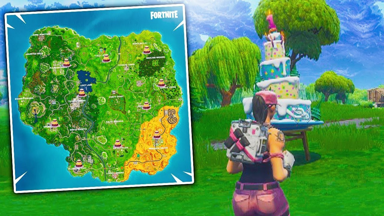 Best ideas about Fortnite Birthday Cake Location
. Save or Pin Fortnite "Dance in front of different Birthday Cakes Now.