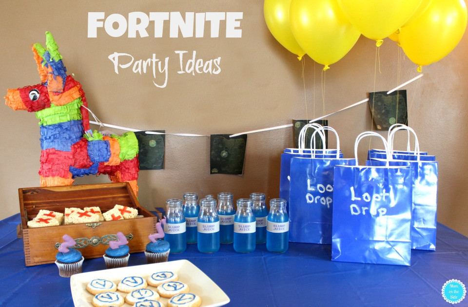 Best ideas about Fortnite Birthday Party Supplies
. Save or Pin FORTNITE Party Ideas Desserts Decorations and Fun Now.