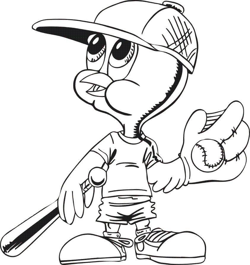 Best ideas about Free Coloring Pages For Kid
. Save or Pin Free Printable Baseball Coloring Pages for Kids Best Now.