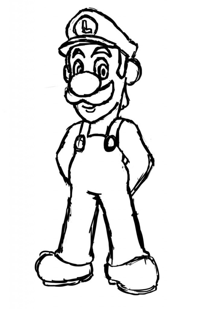 Best ideas about Free Coloring Pages For Kid
. Save or Pin Free Printable Luigi Coloring Pages For Kids Now.