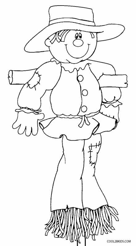 Best ideas about Free Coloring Pages Of Scarecrows
. Save or Pin Printable Scarecrow Coloring Pages For Kids Now.