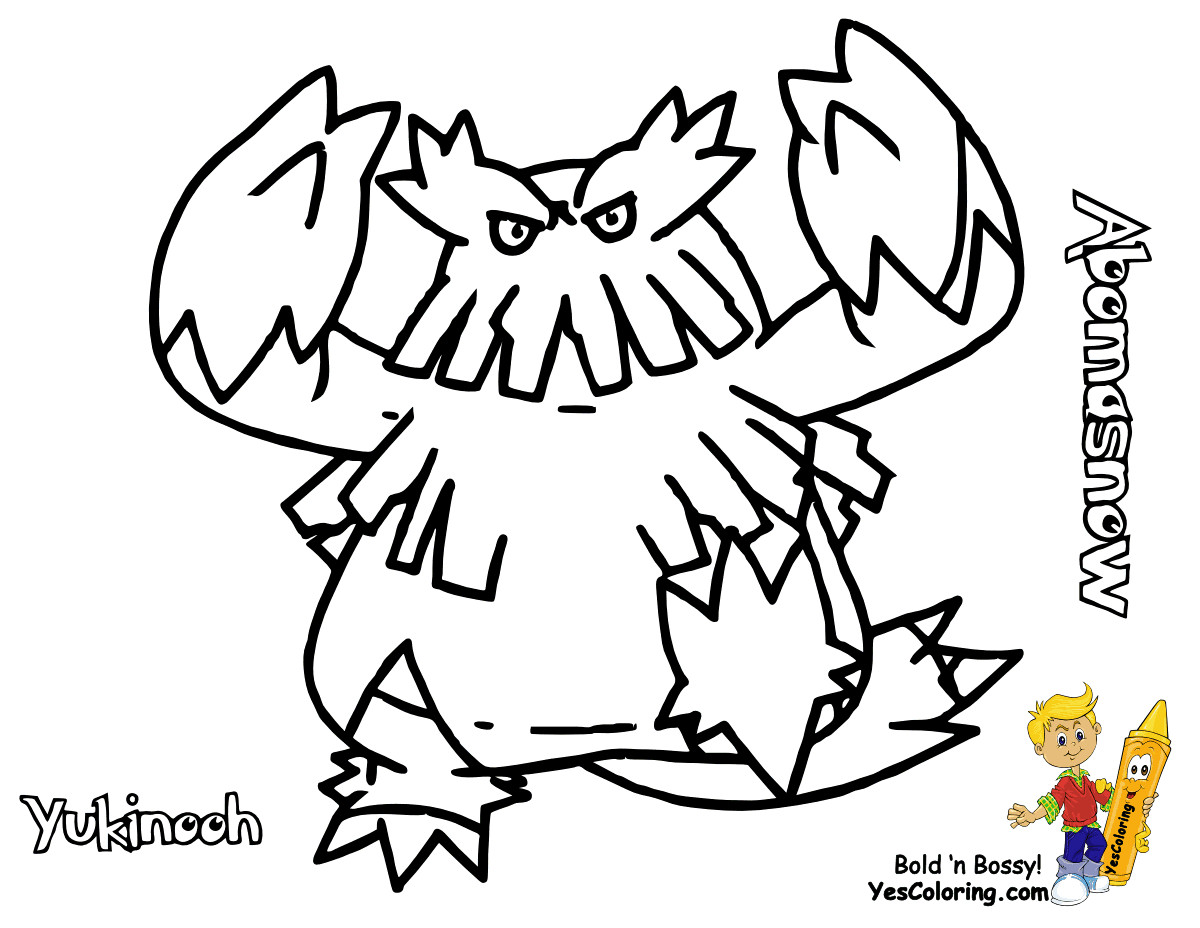 Best ideas about Free Coloring Pages Pokemon Abomasnow
. Save or Pin Gritty Pokemon Printouts Mantyke Arceus Free Now.