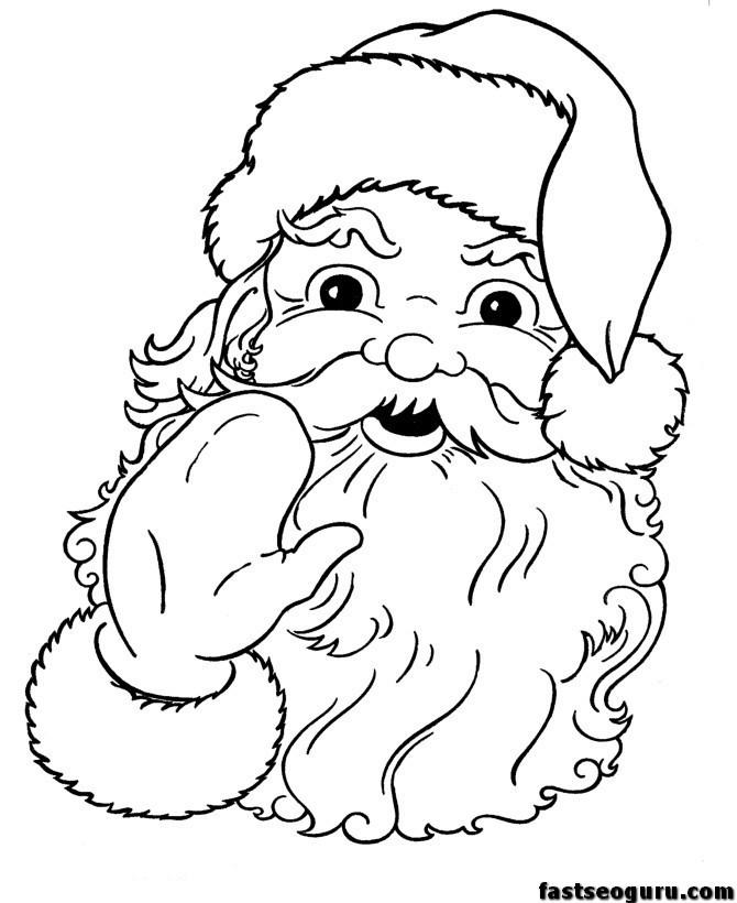 Best ideas about Free Coloring Pages Santa Printable
. Save or Pin Free Printable Santa Claus Coloring Pages For Kids Now.