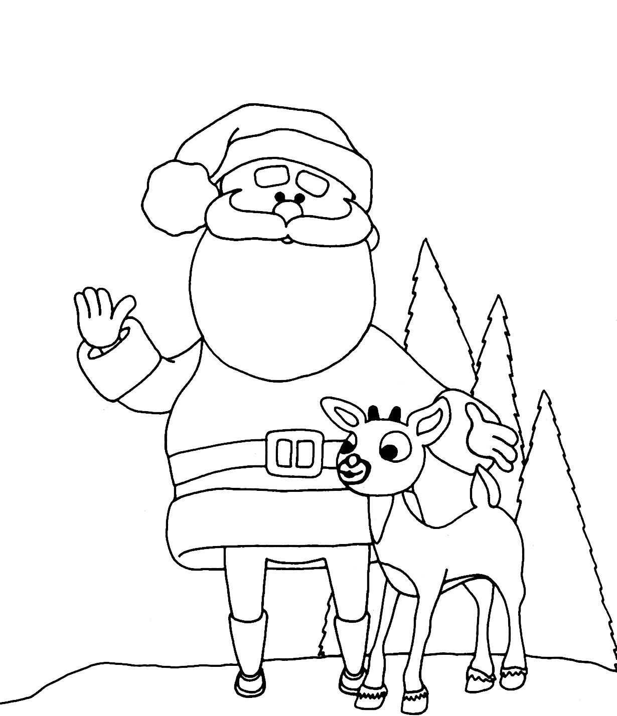 Best ideas about Free Coloring Pages Santa Printable
. Save or Pin Free Printable Santa Claus Coloring Pages For Kids Now.