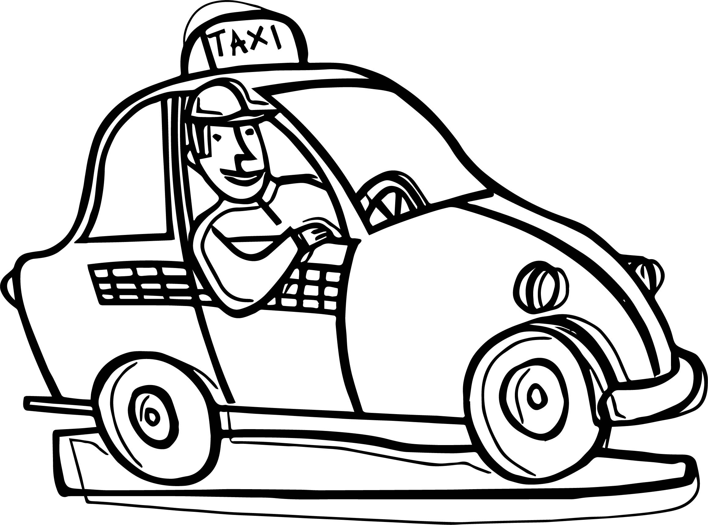 Best ideas about Free Donation Drive Coloring Sheets For Kids
. Save or Pin Taxi Driver Car Cartoon Coloring Page Transportation Pages Now.
