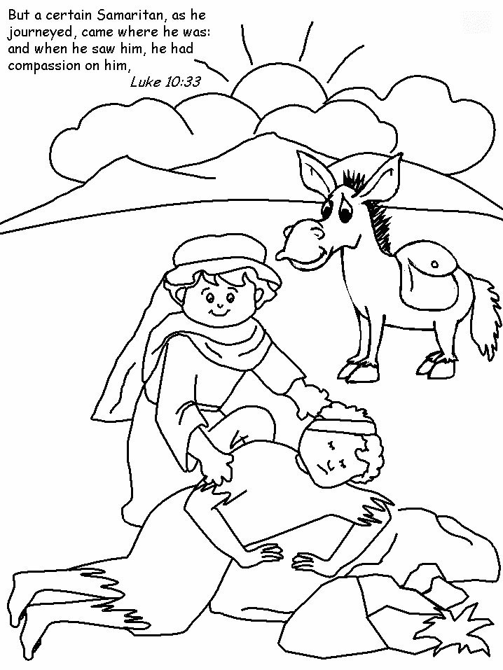 Best ideas about Free Printable Coloring Sheets Good Samaritan
. Save or Pin Good Samaritan Coloring Page Coloring Home Now.