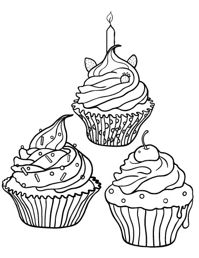 Best ideas about Free Printable Coloring Sheets Of Cupcakes
. Save or Pin Free Cupcake Coloring Page Now.