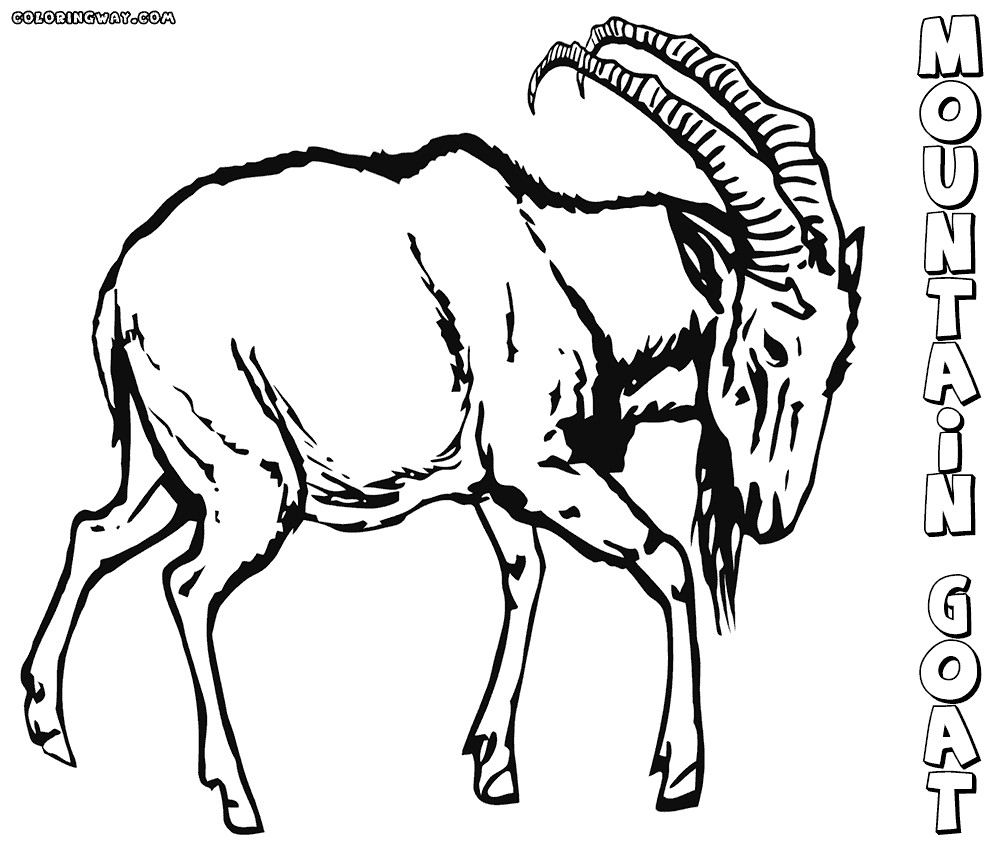 Best ideas about Free Printable Coloring Sheets Of Mountain Goats
. Save or Pin Goat coloring pages Now.