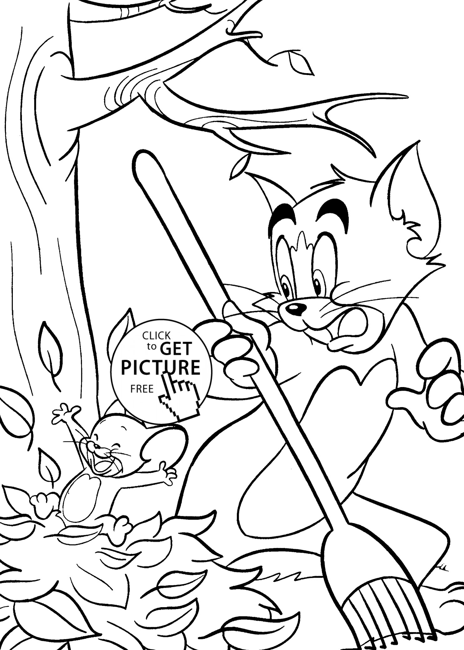 Best ideas about Free Printable Fall Coloring Pages For Kids
. Save or Pin Tom and Jerry fall coloring pages for kids printable free Now.