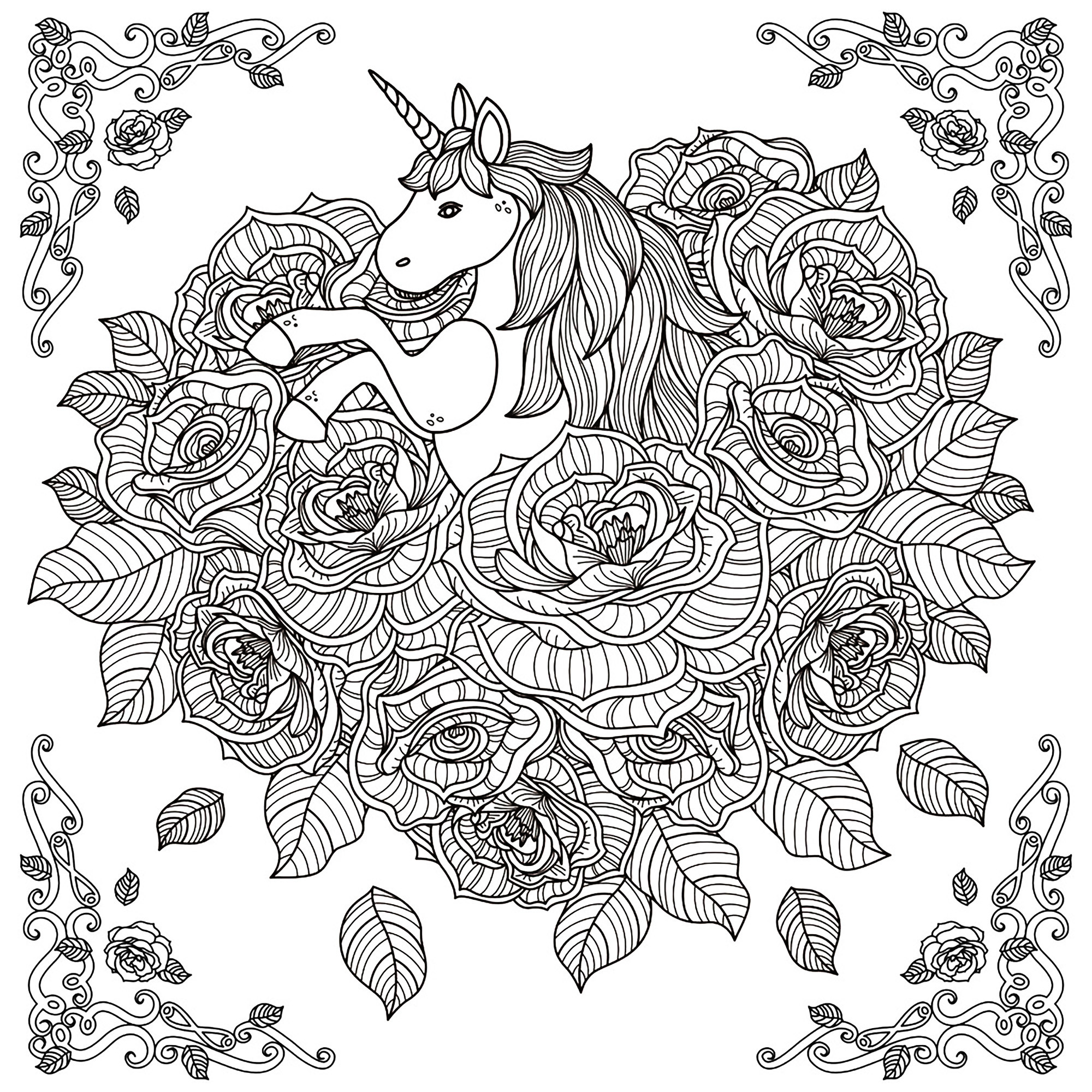 Best ideas about Free Unicorn Coloring Pages For Adults
. Save or Pin Unicorn mandala Unicorns Adult Coloring Pages Now.