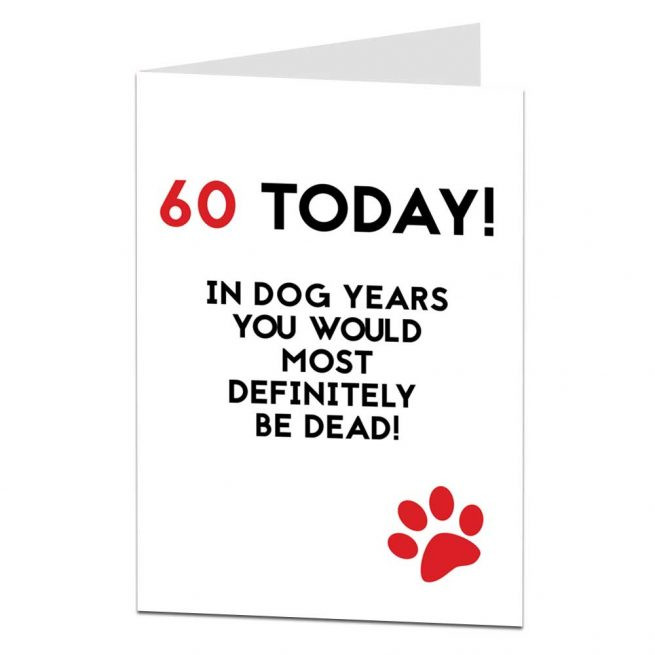 Best ideas about Funny 60th Birthday Cards
. Save or Pin 60th Birthday Cards Funny Quirky Mum Dad Now.