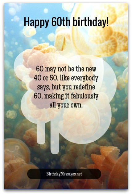 Best ideas about Funny 60th Birthday Wishes
. Save or Pin 60th Birthday Wishes Birthday Messages for 60 Year Olds Now.