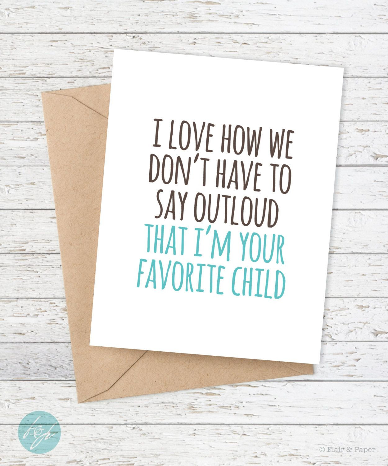 Best ideas about Funny Birthday Mom
. Save or Pin Funny Father s Day Card Mother s Day Card Dad Birthday Now.