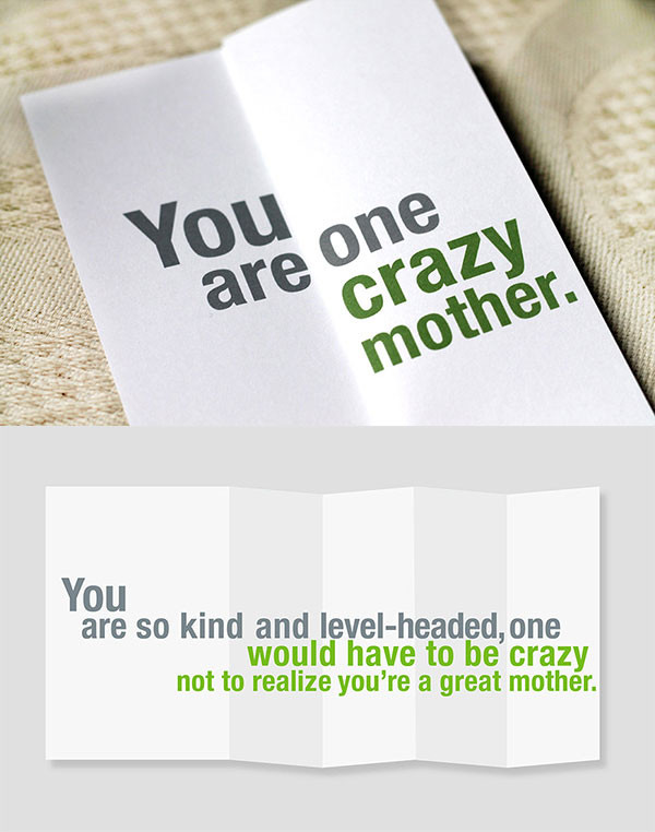 Best ideas about Funny Birthday Mom
. Save or Pin Creative Yet Funny Greeting Cards that Look fensive at Now.
