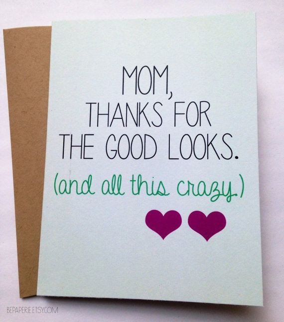 Best ideas about Funny Birthday Mom
. Save or Pin Funny Mom Card Mother s Day Card Mom Birthday Card Now.