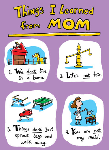 Best ideas about Funny Birthday Mom
. Save or Pin Funny Birthday Ecard "Things I Learned From Mom Birthday Now.