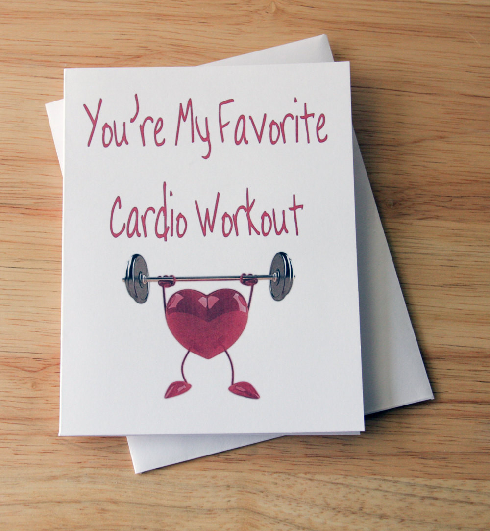 Best ideas about Funny Gift Ideas For Boyfriend
. Save or Pin Cardio Workout Boyfriend Gift Birthday Card Card For Him Now.