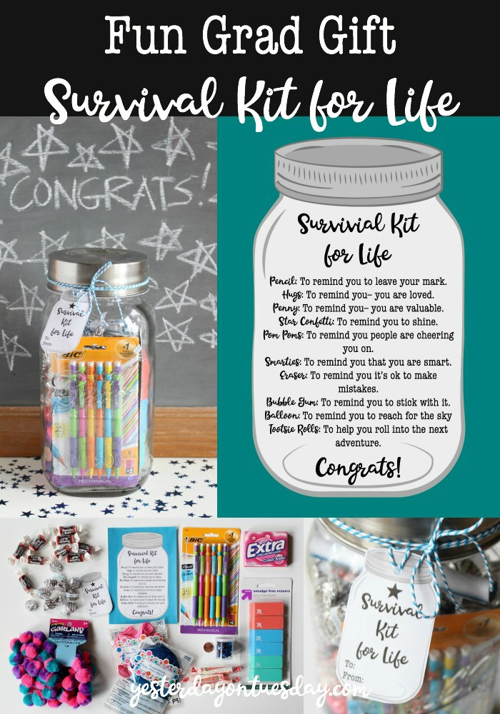 Best ideas about Funny Graduation Gift Ideas
. Save or Pin Survival Kit for Life Graduation Gift Now.