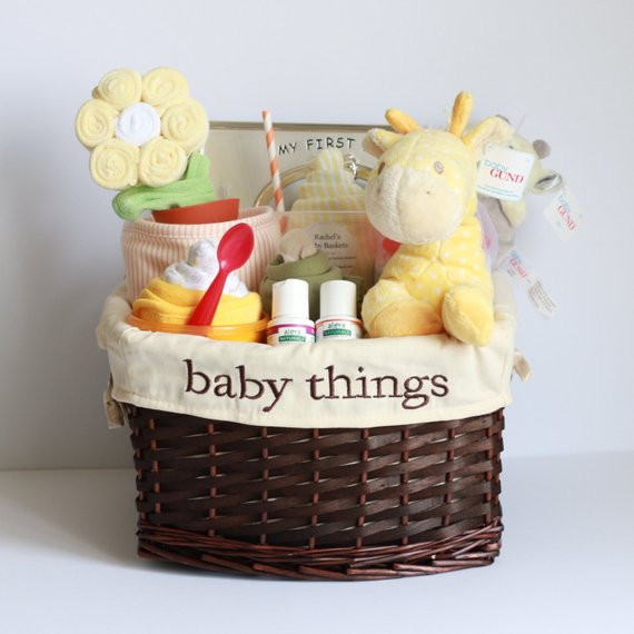 Best ideas about Gender Neutral Baby Gift Ideas
. Save or Pin Gender Neutral Baby Gift Basket Baby Shower Gift Unique Baby Now.