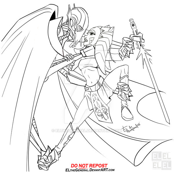Best ideas about General Coloring Pages For Girls
. Save or Pin GRIEVOUS CHOKES AHSOKA by ElTheGeneral on DeviantArt Now.