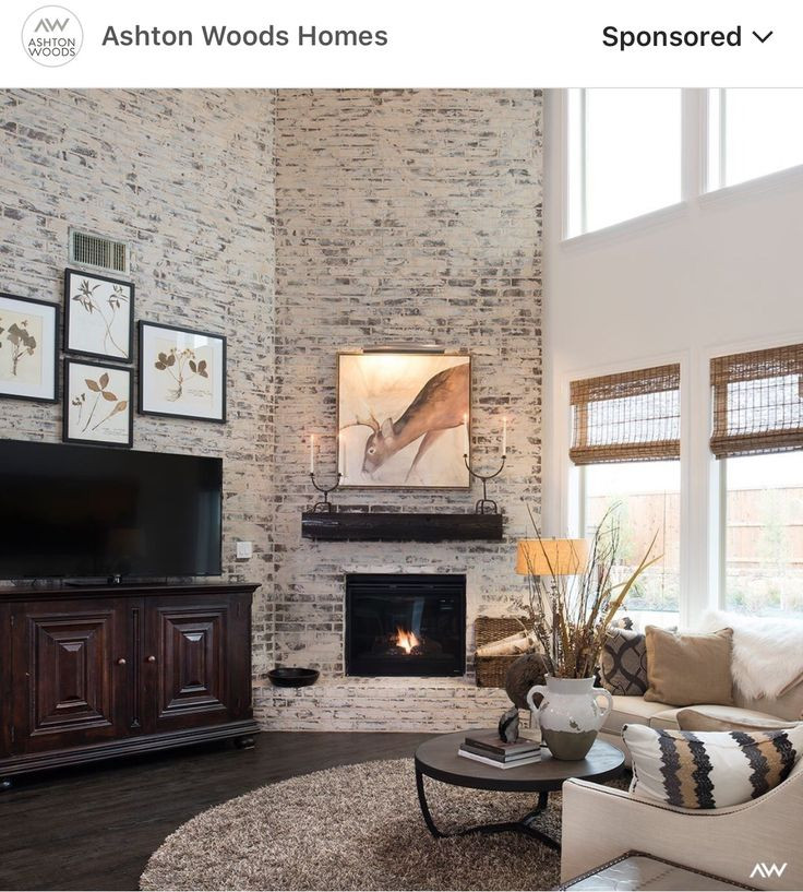 Best ideas about German Smear Fireplace
. Save or Pin I am obsessed with the German smear brick look Now.