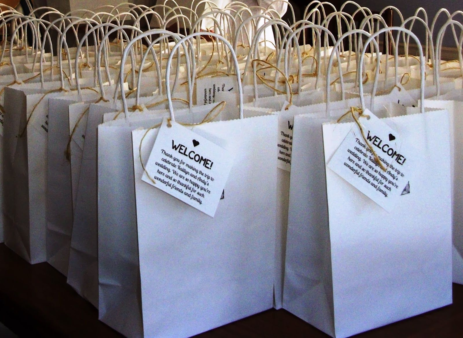 Best ideas about Gift Bag Ideas For Wedding Hotel Guests
. Save or Pin Lovely Ache Wedding Wel e Bags for Out of Town Guests Now.