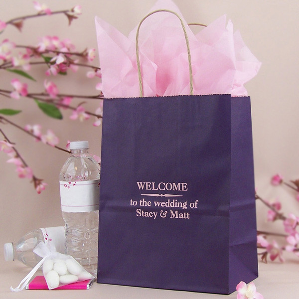 Best ideas about Gift Bag Ideas For Wedding Hotel Guests
. Save or Pin 8 x 10 Custom Printed Paper Wedding Hotel Guest Gift Bags Now.