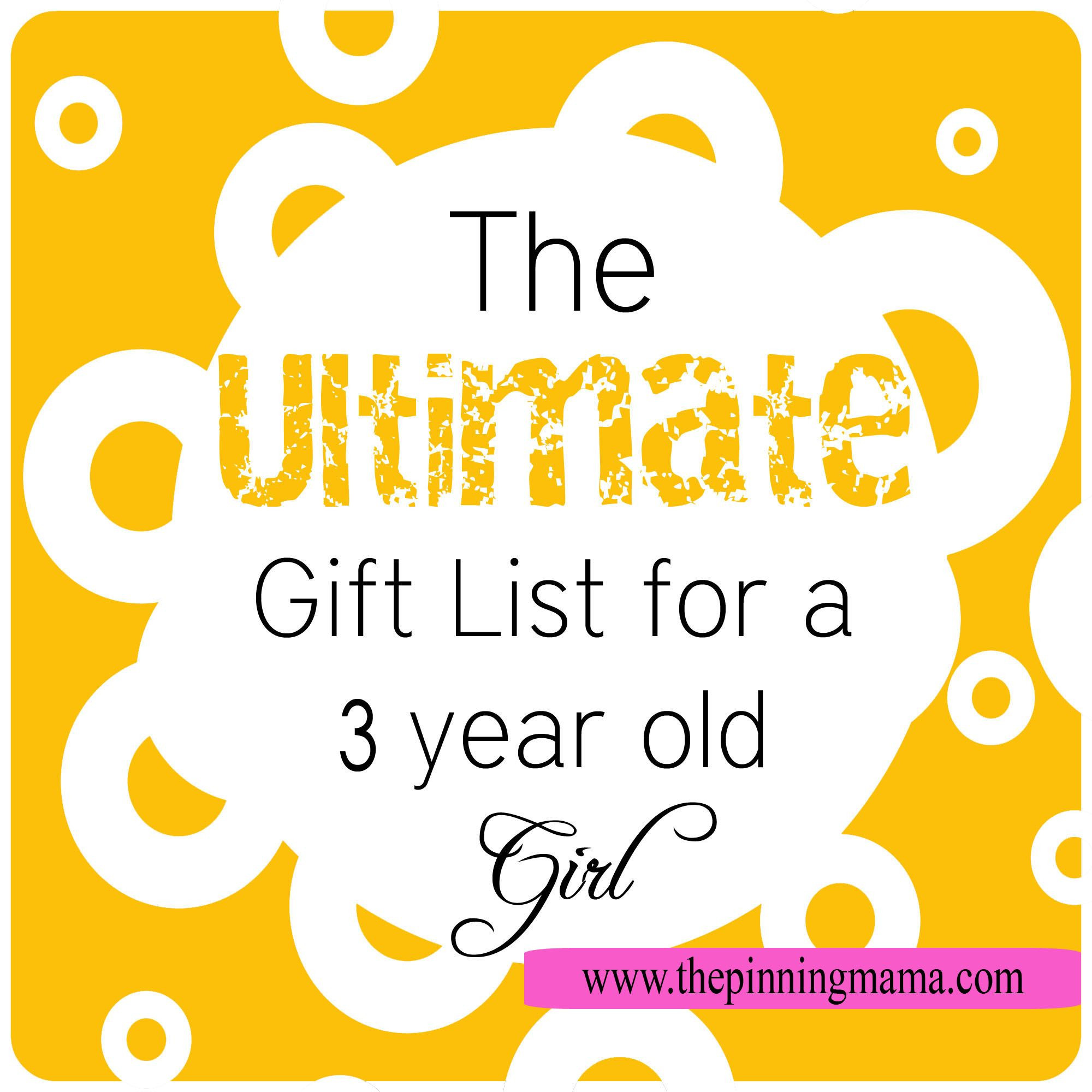 Best ideas about Gift Ideas For 3 Year Old Baby Girl
. Save or Pin The Ultimate Gift List for a 3 Year Old Girl Now.