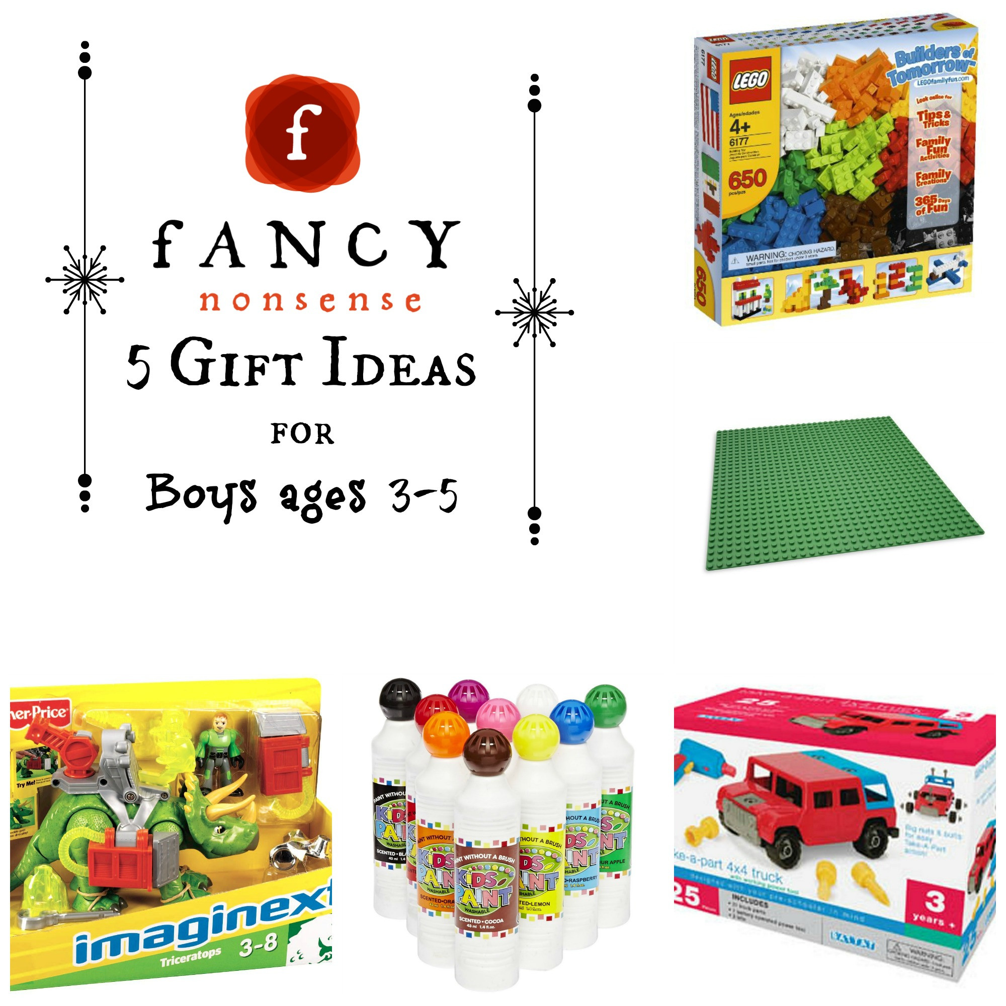 Best ideas about Gift Ideas For Boys Age 11
. Save or Pin 5 Gift Ideas For Boys Ages 3 5 Now.