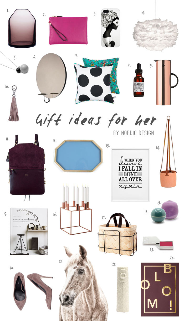 Best ideas about Gift Ideas For Her Christmas
. Save or Pin Gift Ideas for Her NordicDesign Now.