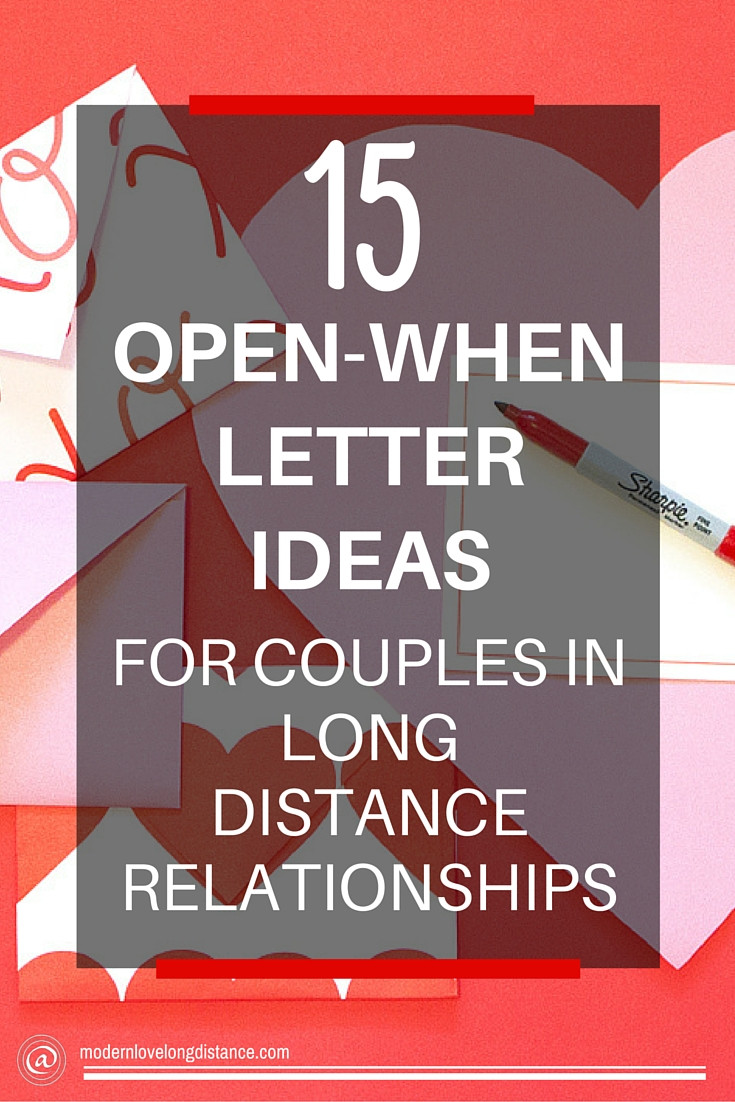 Best ideas about Gift Ideas For Long Distance Boyfriend
. Save or Pin DIY Long Distance Gifts Open When Letters Now.