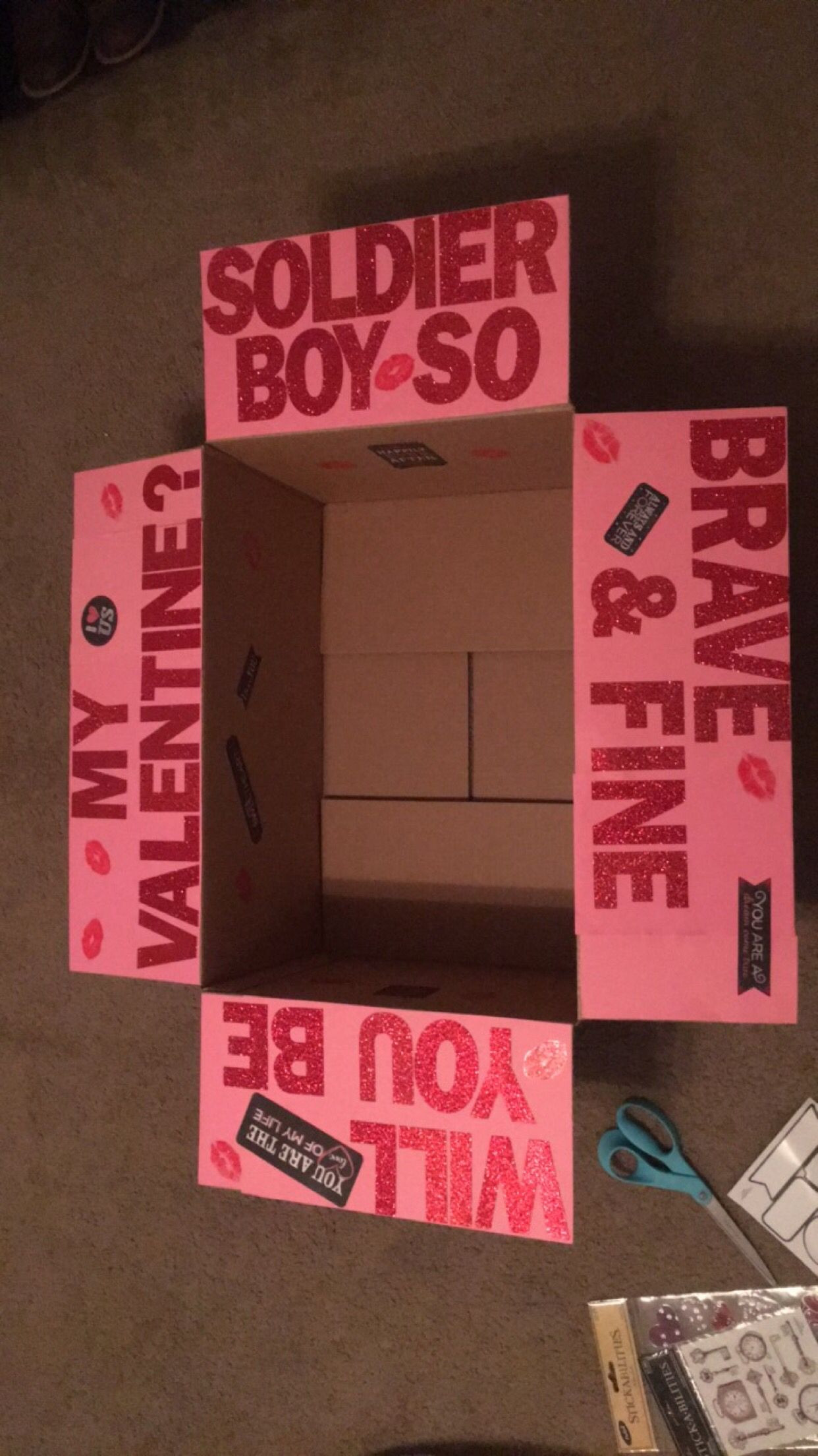 Best ideas about Gift Ideas For Military Boyfriend
. Save or Pin The Valentine s Day care package I made for my boyfriend Now.