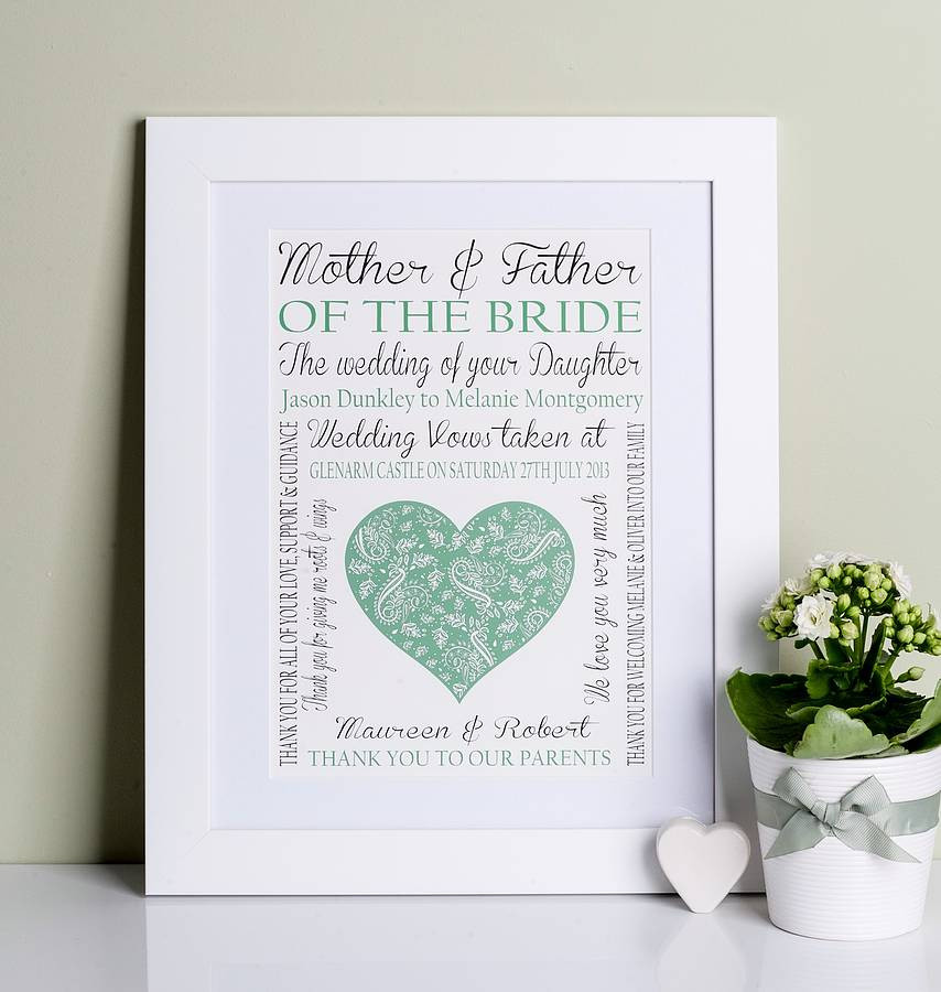 Best ideas about Gift Ideas For Mother Of The Bride
. Save or Pin mother of the bride groom wedding print by lisa marie Now.