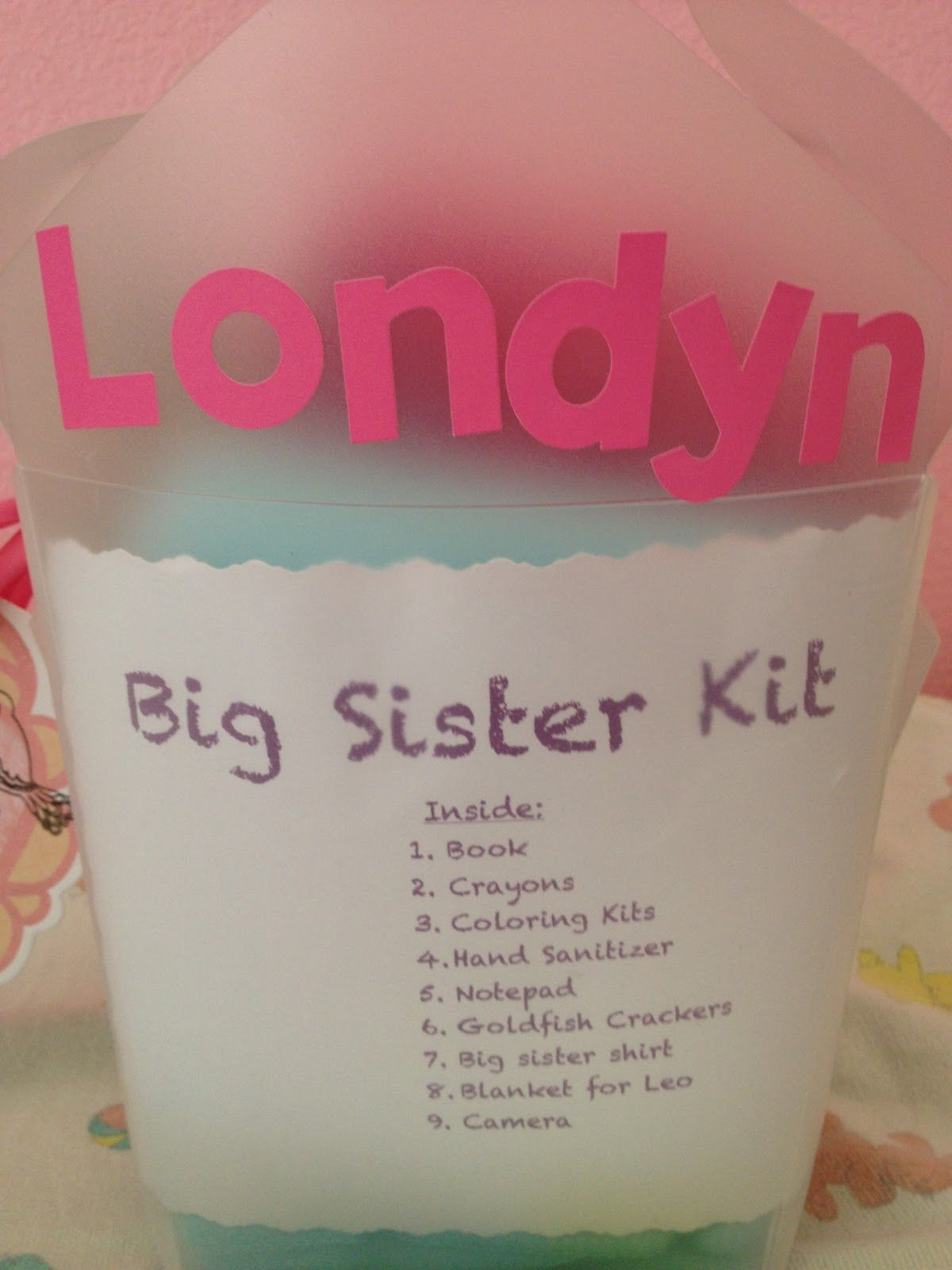 Best ideas about Gift Ideas For My Sister
. Save or Pin Big Sister Kit baby shower t Cute idea for the big Now.
