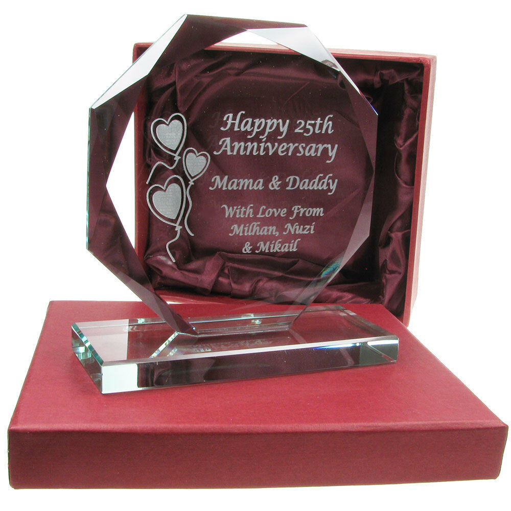 Best ideas about Gifts For 25th Birthday
. Save or Pin Personalised 25th Silver Wedding Anniversary Engraved Cut Now.