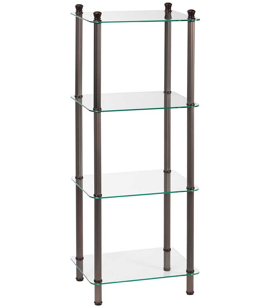 Best ideas about Glass Bathroom Shelves
. Save or Pin Four Tier Glass Bathroom Shelf in Bathroom Shelves Now.