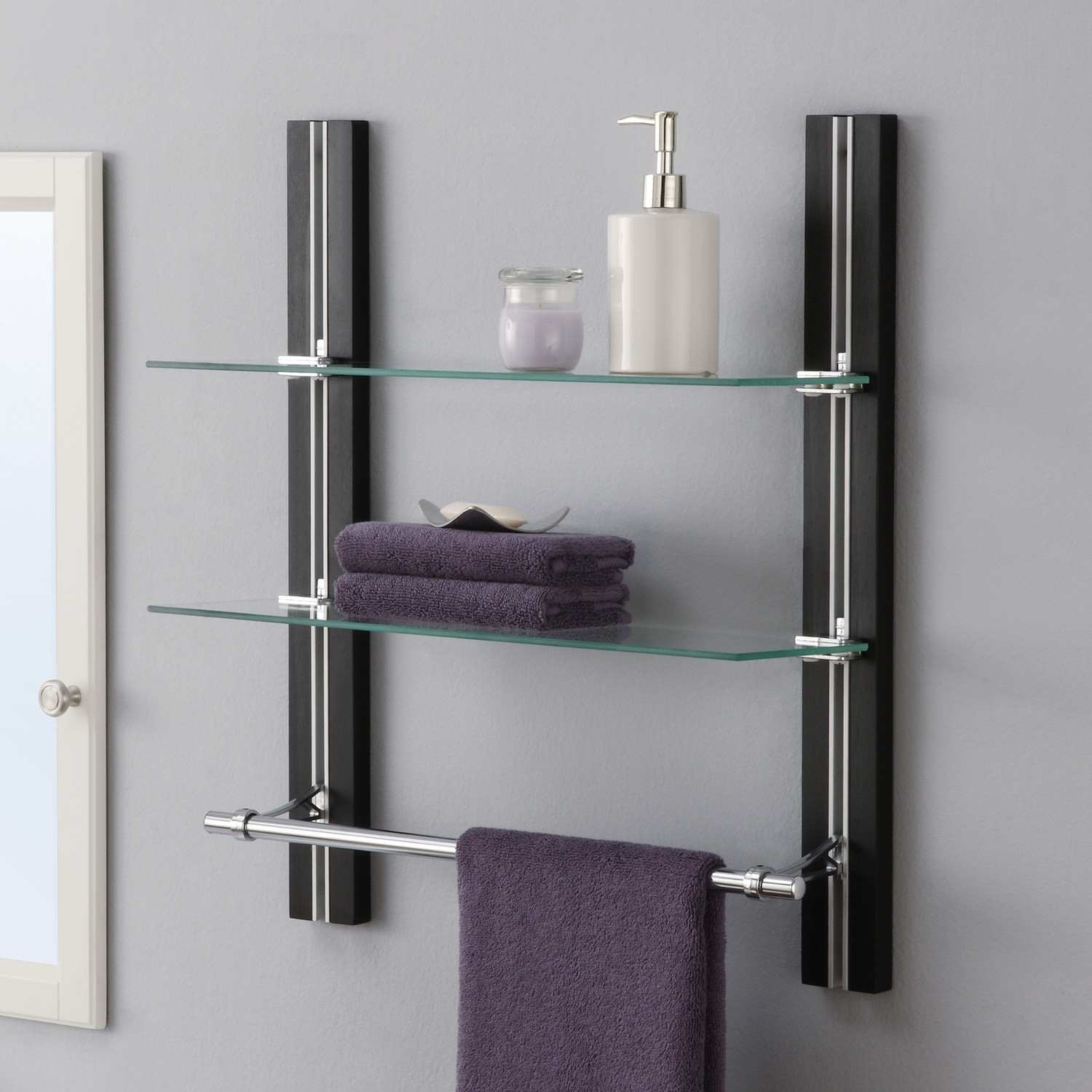 Best ideas about Glass Bathroom Shelves
. Save or Pin Bathroom Wall Mount Glass Shelf Now.