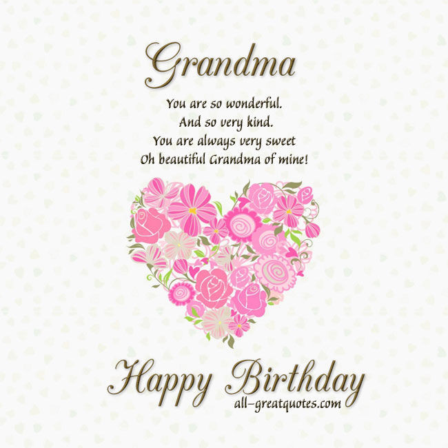 Best ideas about Grandmother Birthday Quotes
. Save or Pin Grandma Happy Birthday s and for Now.