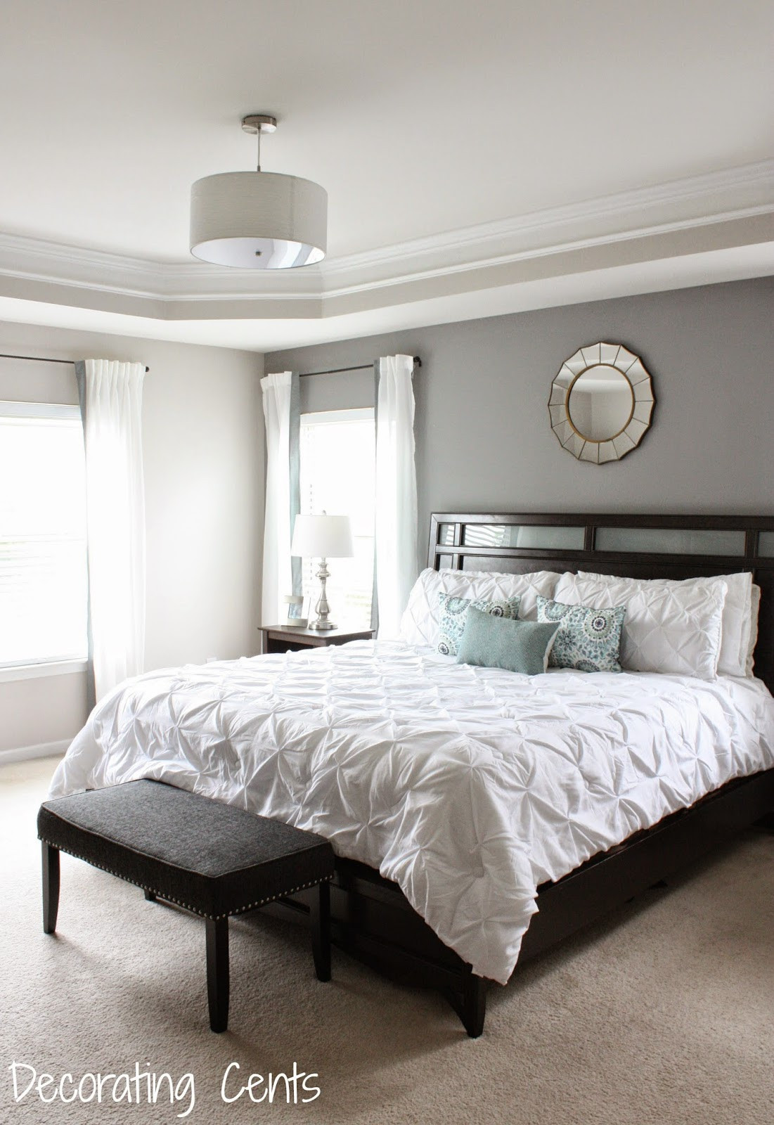 Best ideas about Grey Accent Wall Bedroom
. Save or Pin Decorating Cents Gray Accent Wall Now.