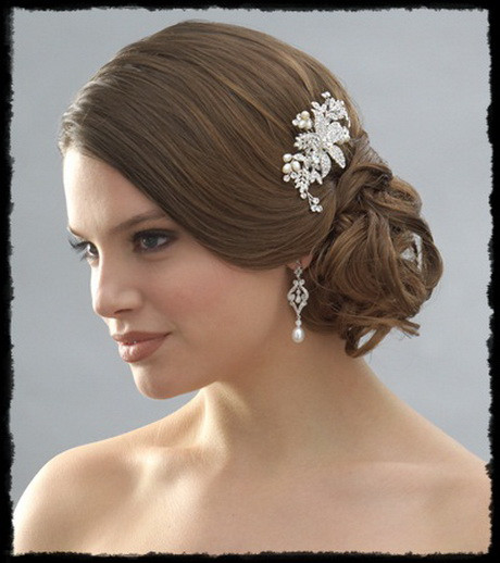 Best ideas about Hairstyle Accessories Wedding
. Save or Pin Bridal hairstyles with accessories Now.