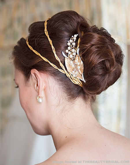 Best ideas about Hairstyle Accessories Wedding
. Save or Pin Modern Wedding Hairstyles With Bun Now.
